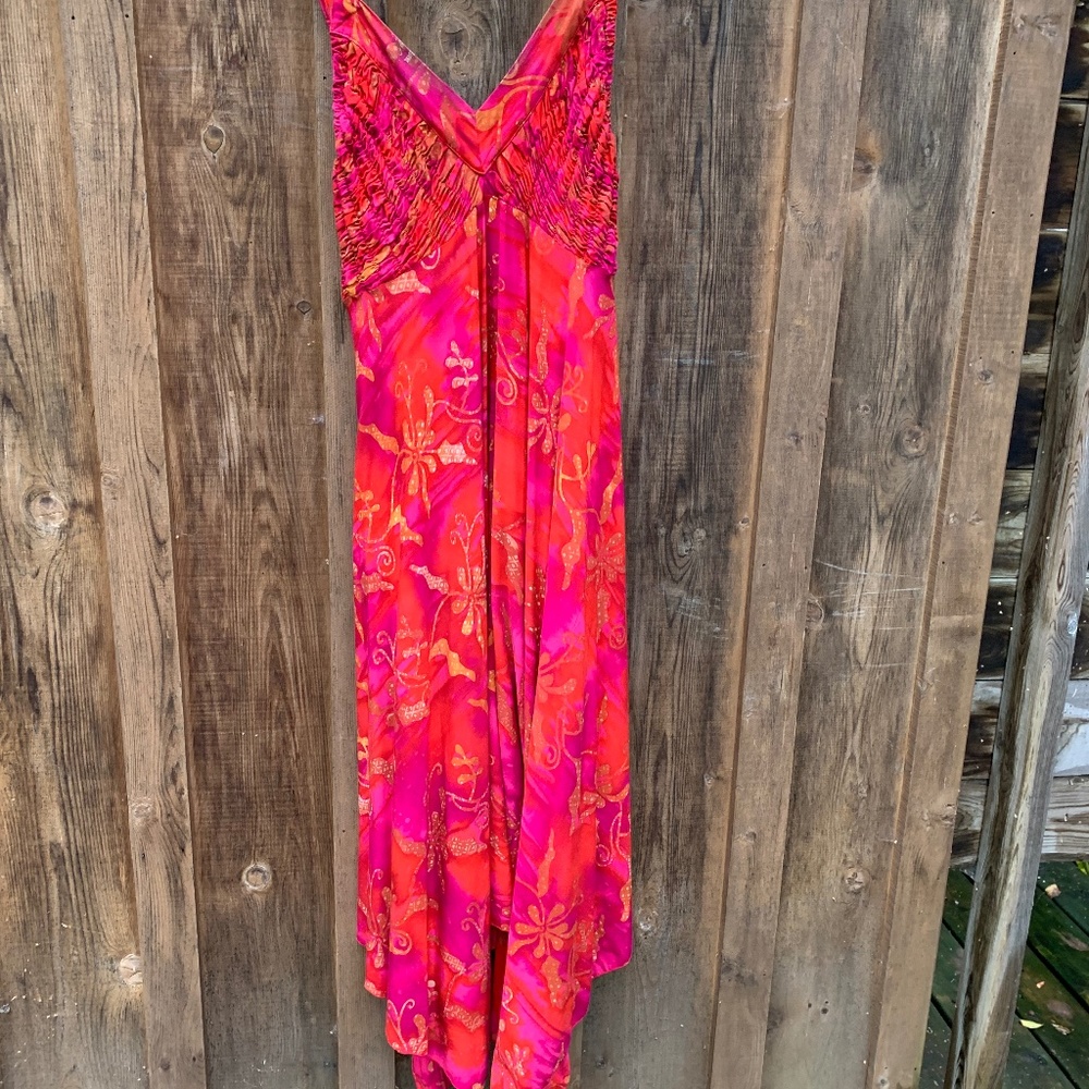 Summer dress with floppy hat